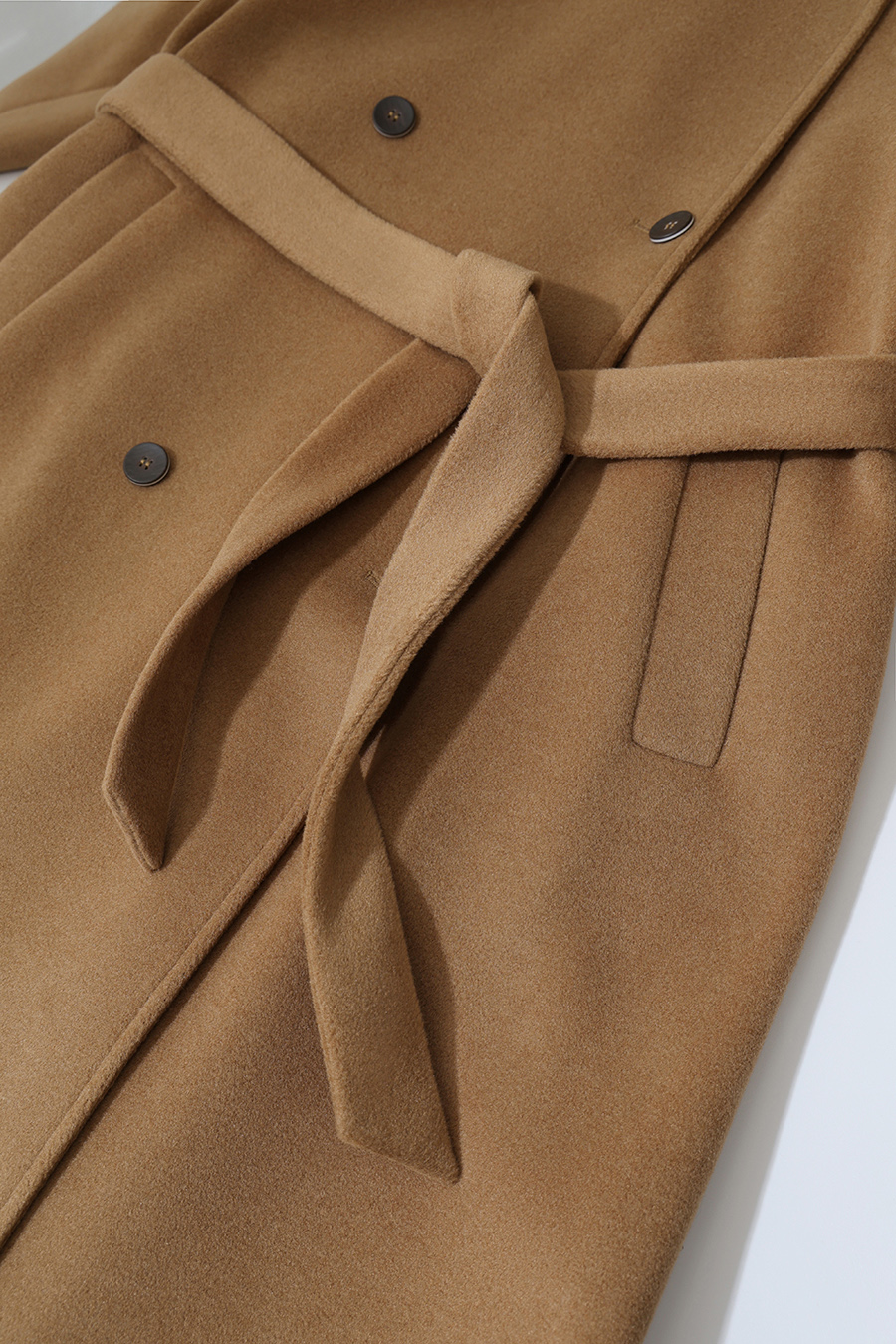 Belted Wool Coat|AMII