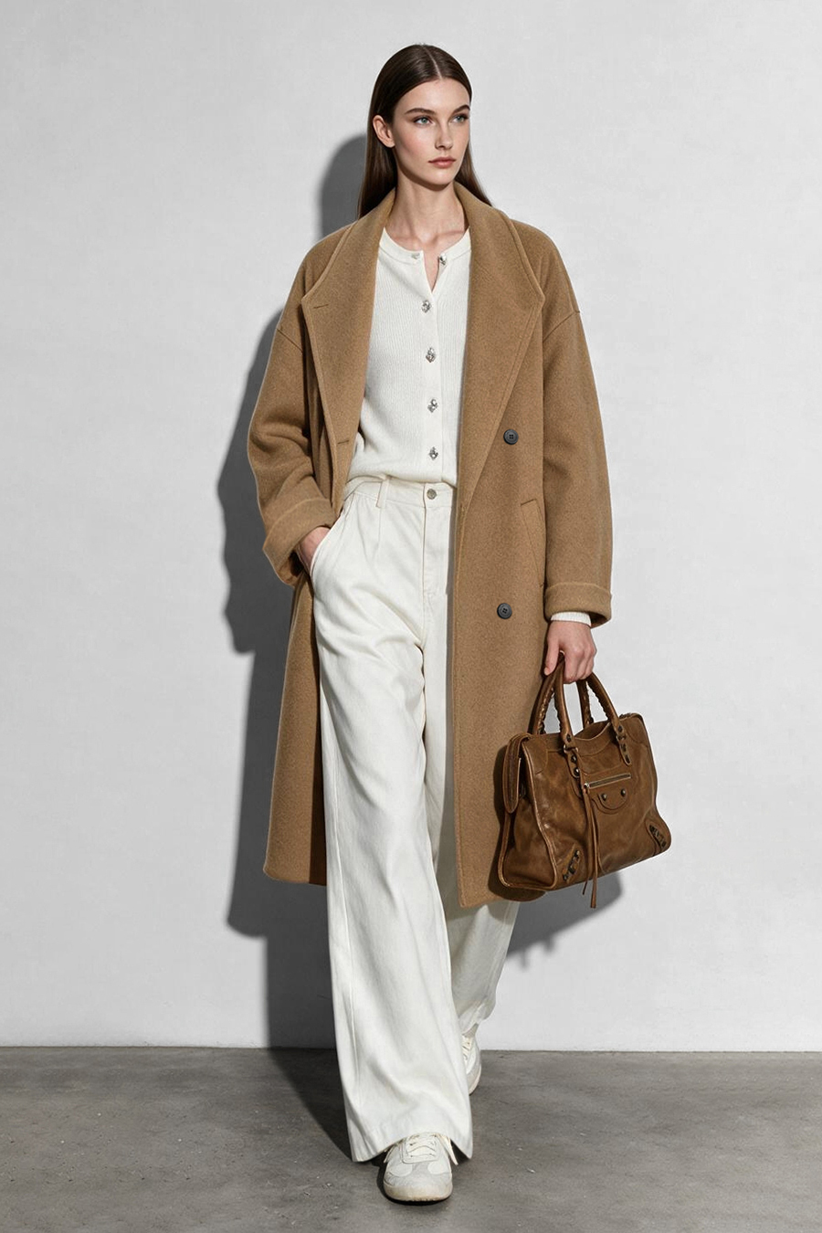 Belted Wool Coat|AMII