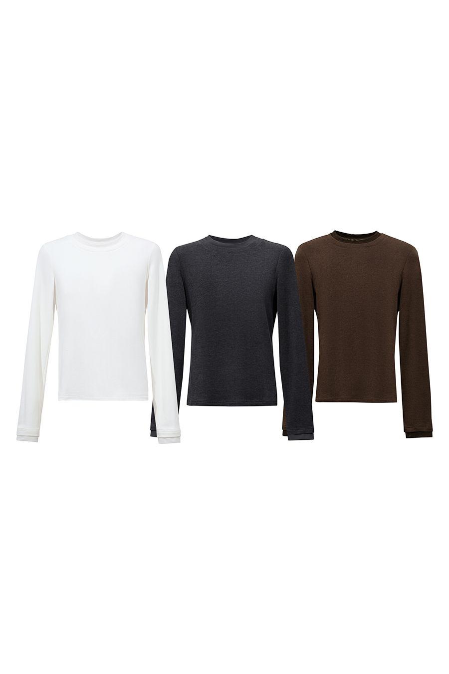 Mesh Splicing Crew Neck T‑Shirt|AMII