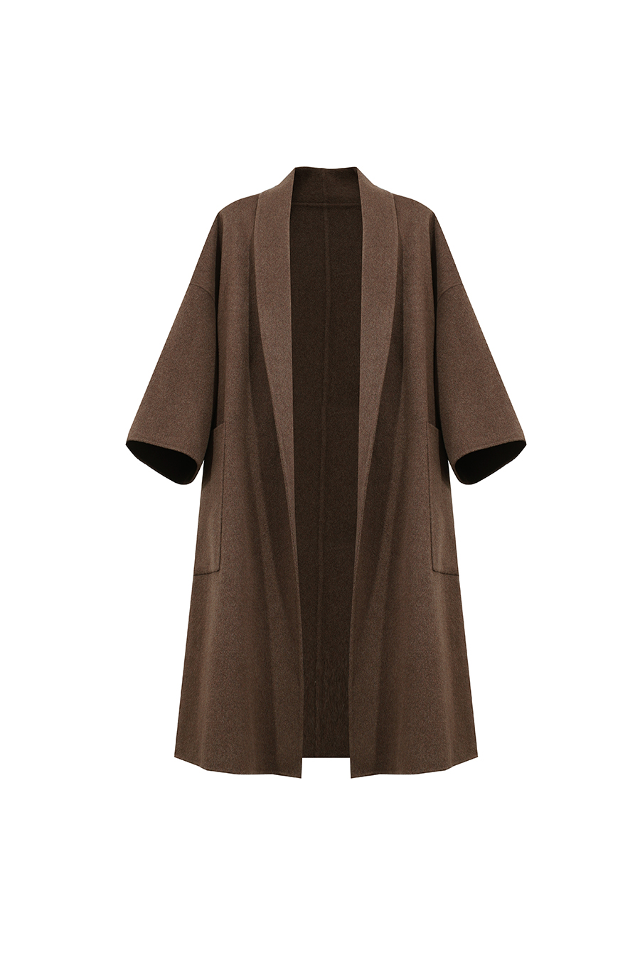 Cashmere & Wool Double-Faced Fabric|AMII