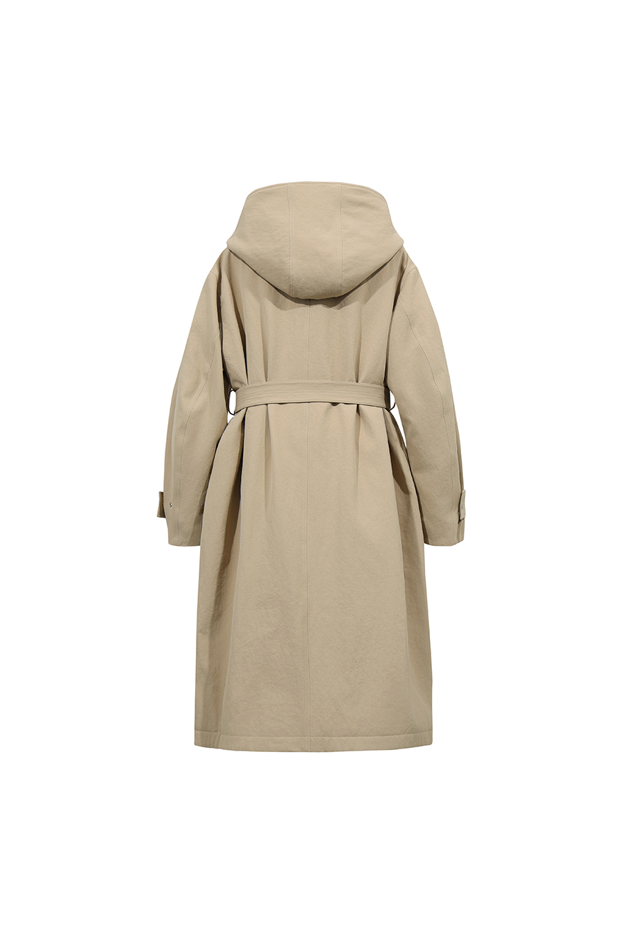 Hollow Yarn Hooded Down Jacket|AMII