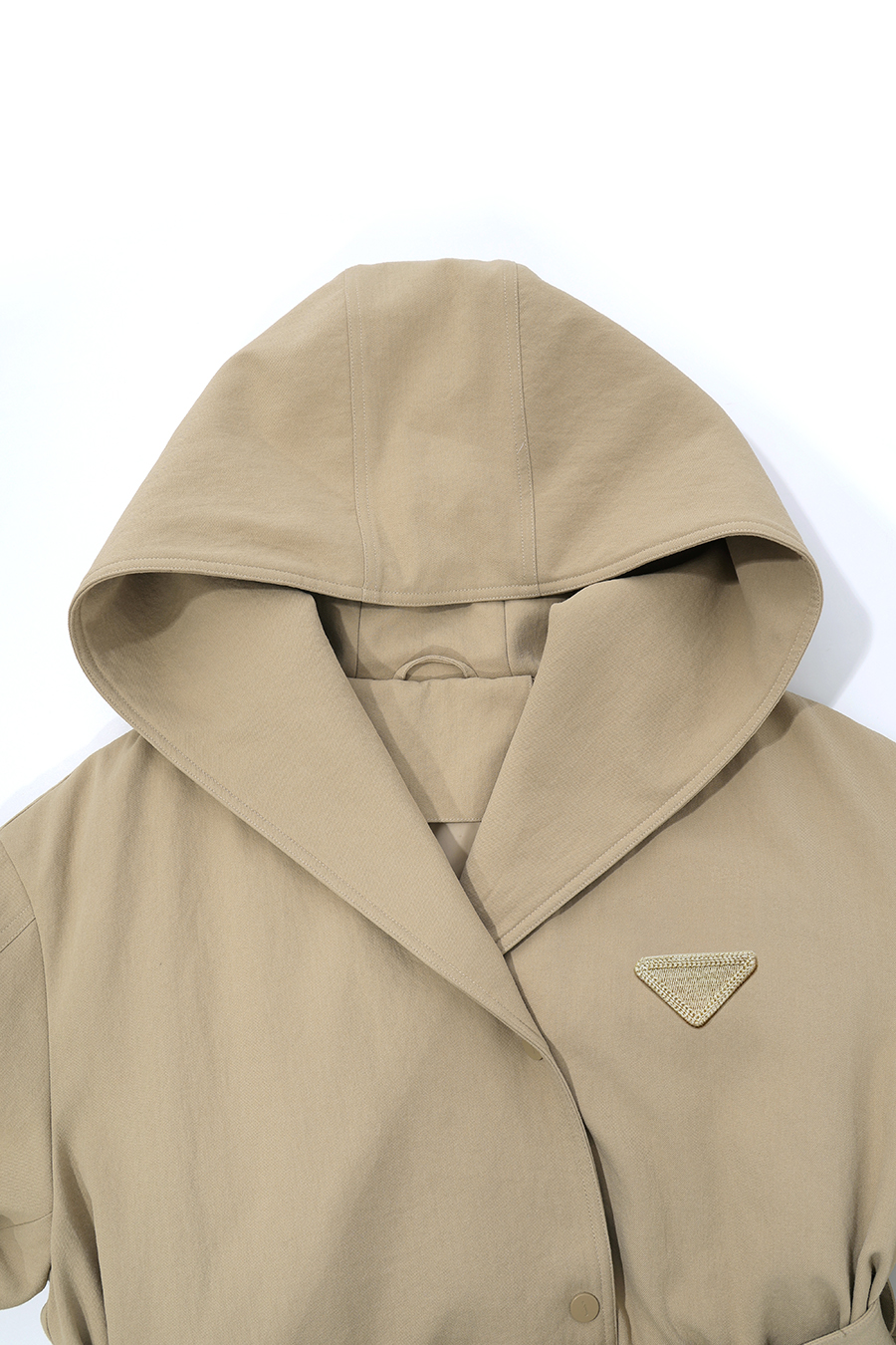 Hollow Yarn Hooded Down Jacket|AMII