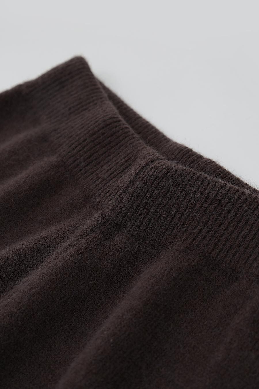 Knit Wide-Leg Casual Pants|AMII