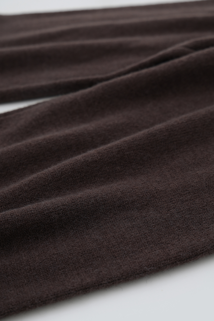 Knit Wide-Leg Casual Pants|AMII