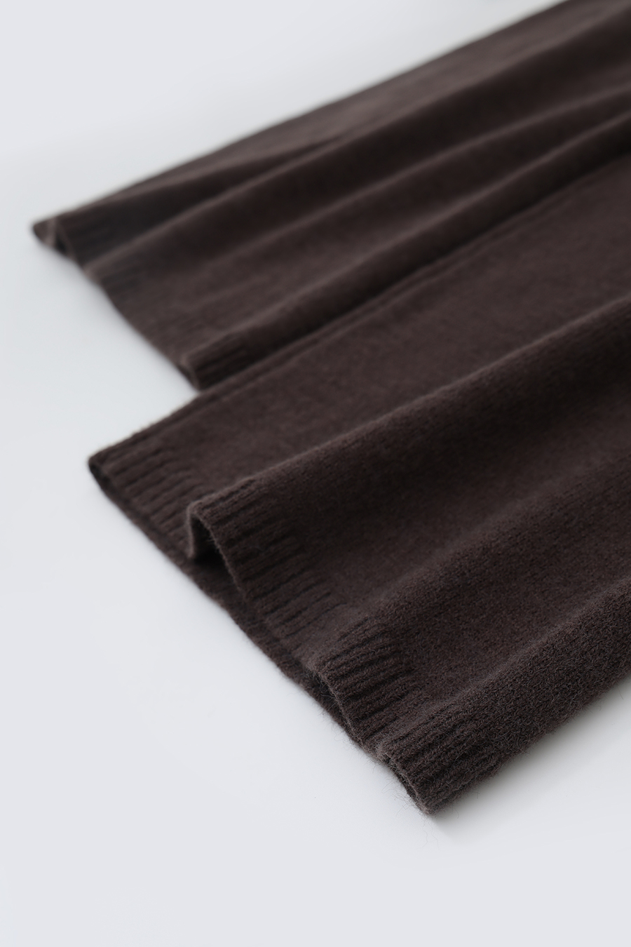 Knit Wide-Leg Casual Pants|AMII