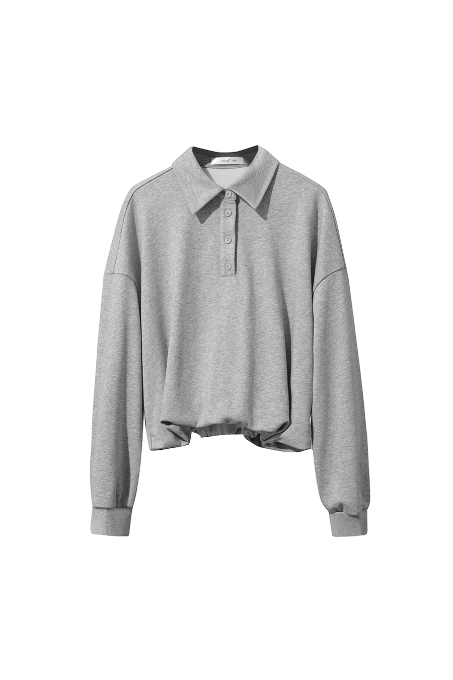 Drop Shoulder Batwing Sleeve Cotton Sweatshirt