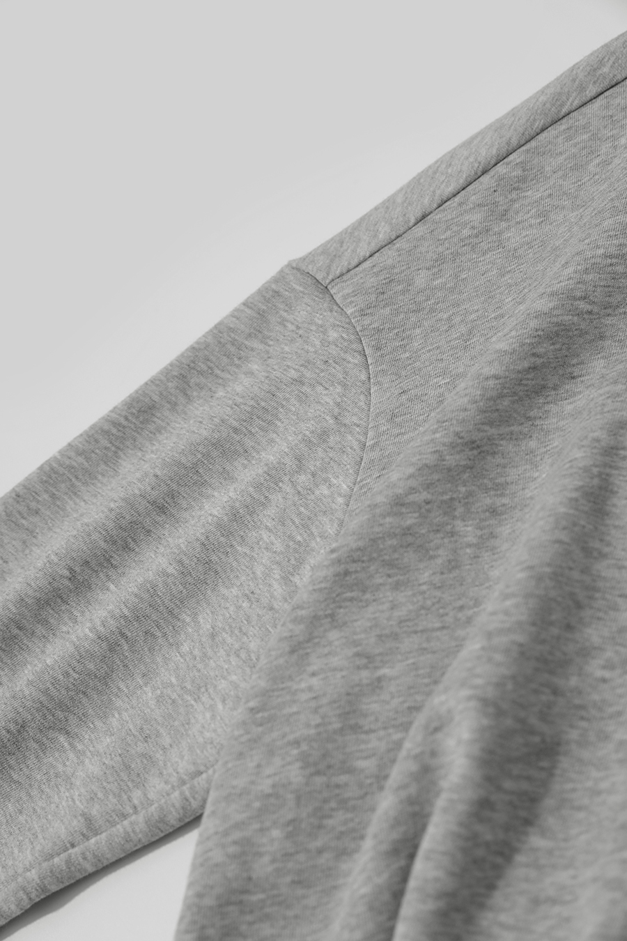 Drop Shoulder Batwing Sleeve Cotton Sweatshirt