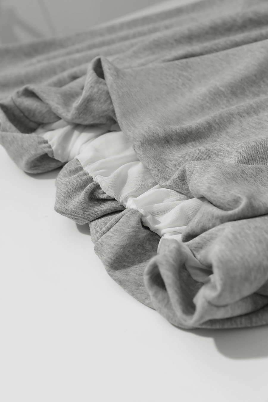 Drop Shoulder Batwing Sleeve Cotton Sweatshirt