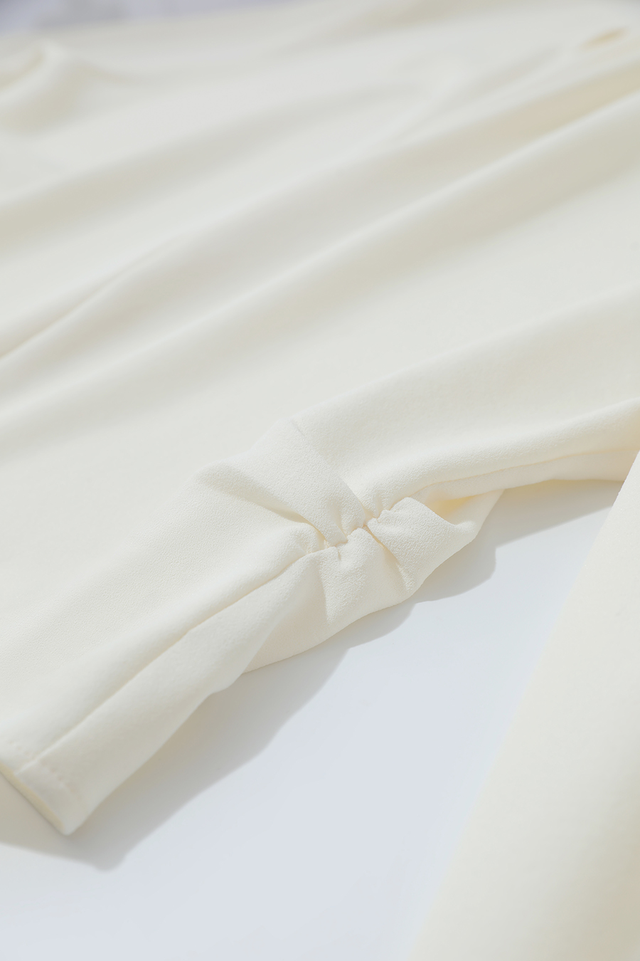 Asymmetric Slit Chiffon Top