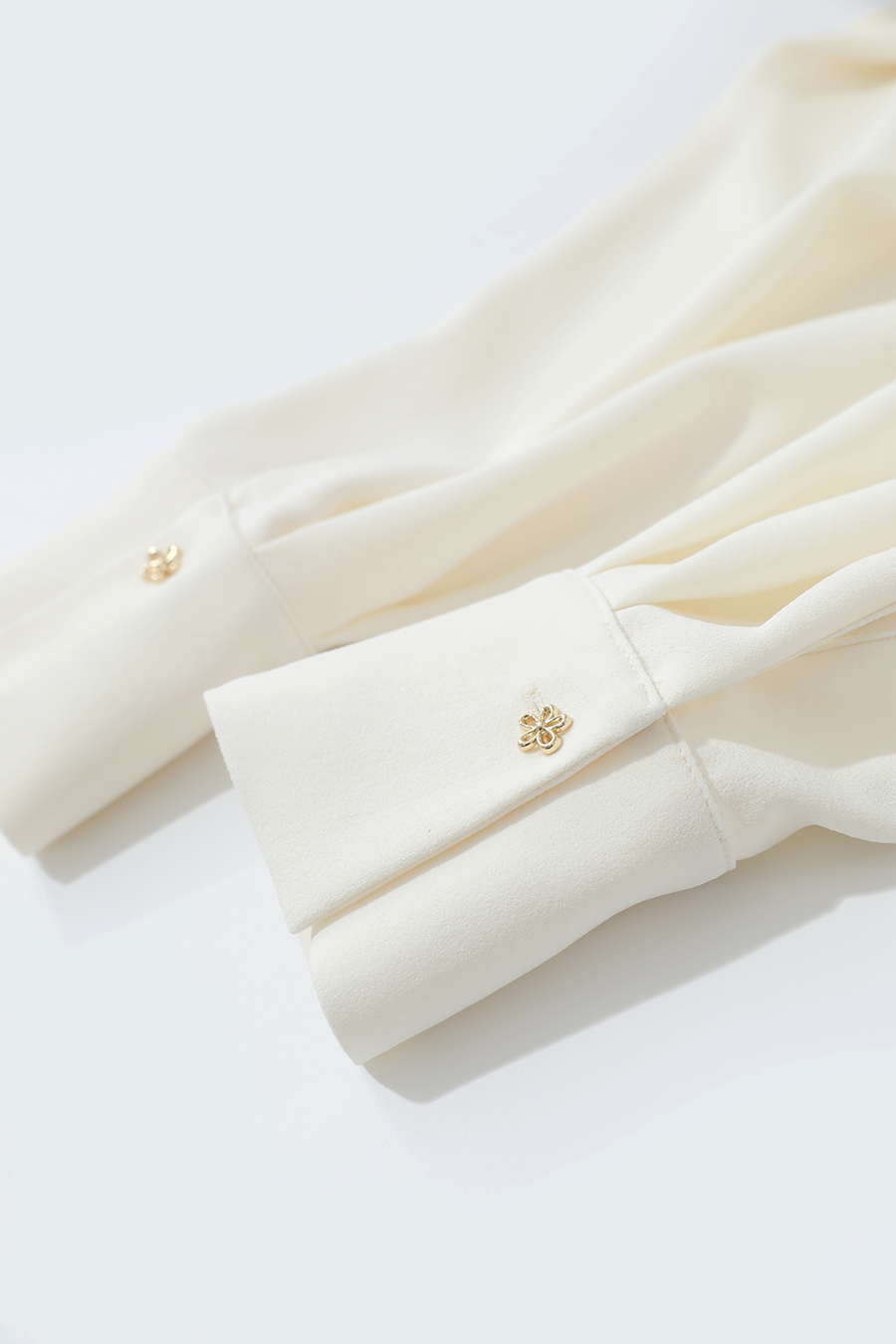 Asymmetric Slit Chiffon Top