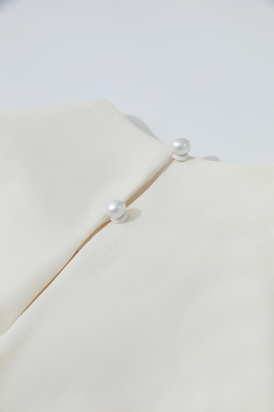 Asymmetric Slit Chiffon Top