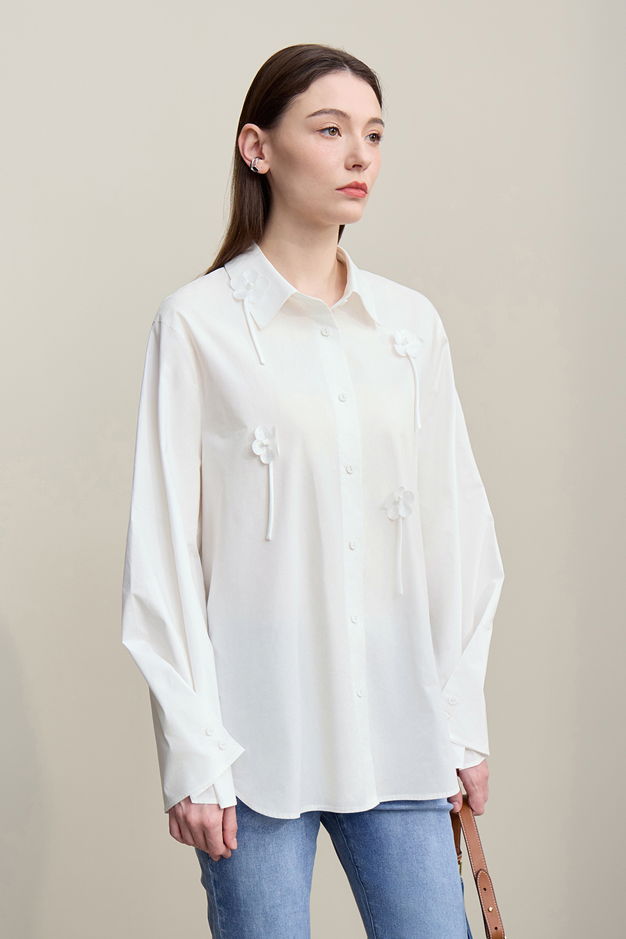 Handmade Floral Cotton Shirt