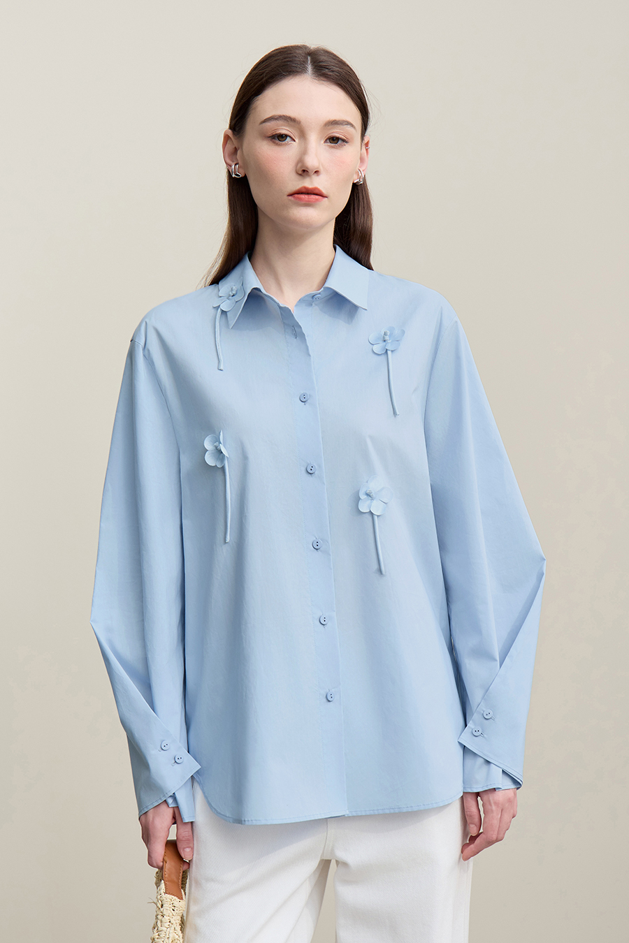 Handmade Floral Cotton Shirt