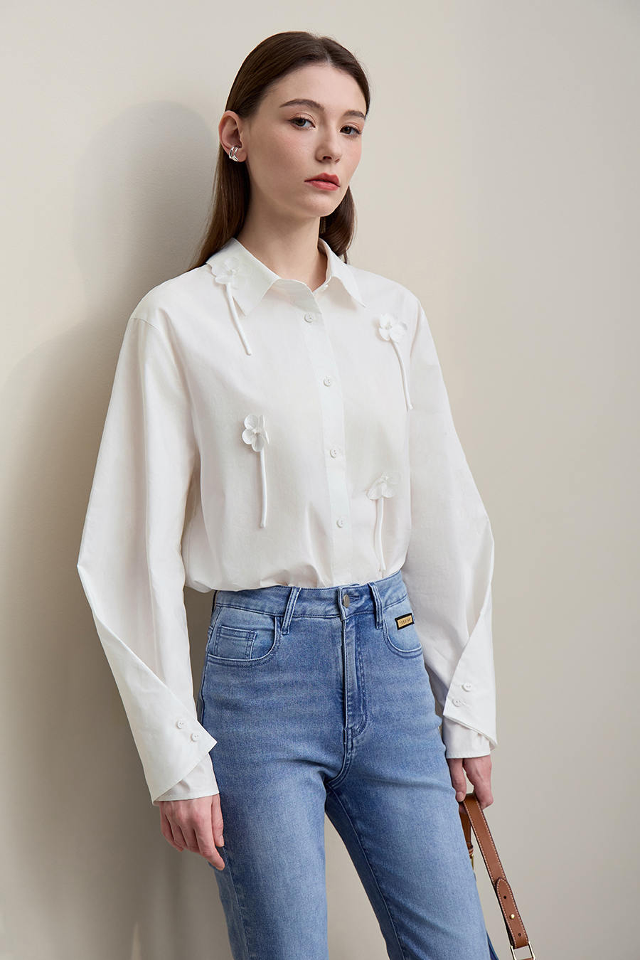 Handmade Floral Cotton Shirt