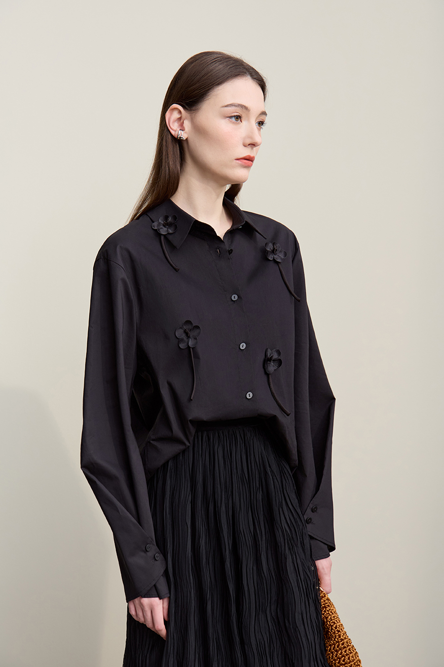 Handmade Floral Cotton Shirt