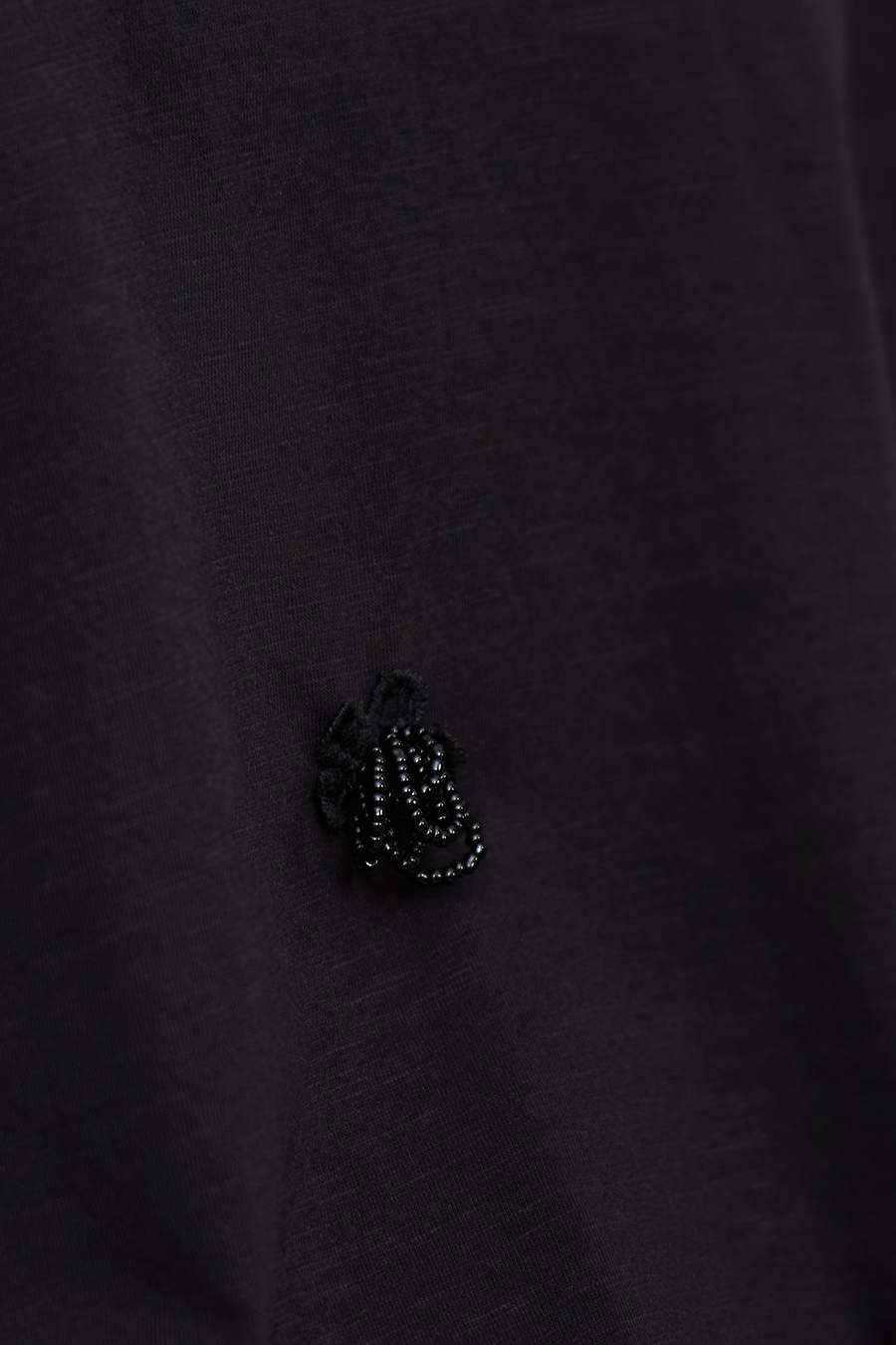 Sequin Embellished Cotton T-shirt