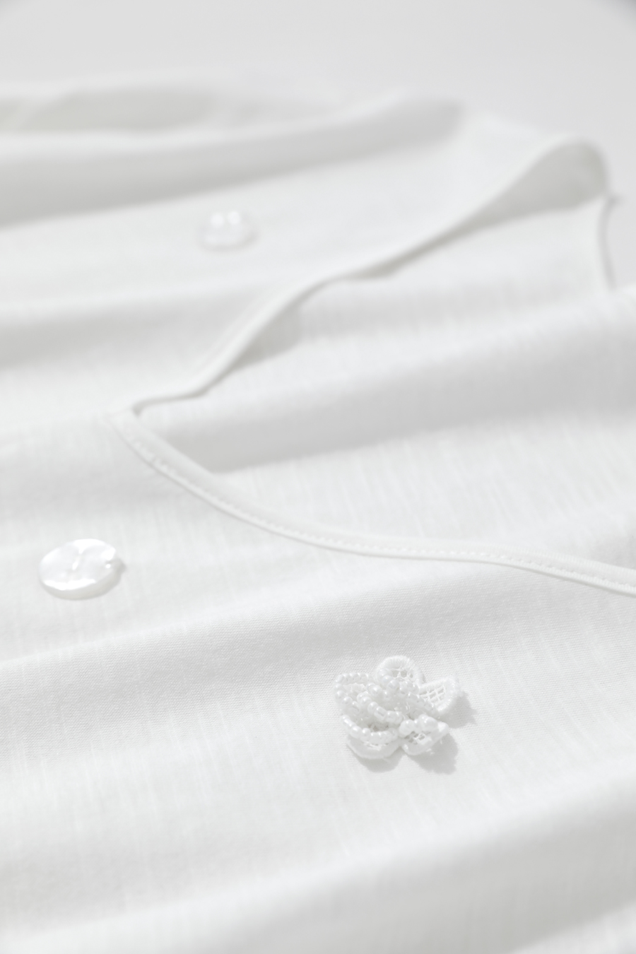 Sequin Embellished Cotton T-shirt