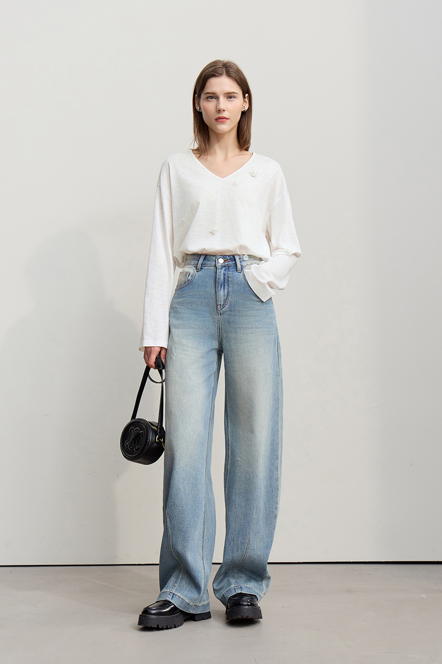 Sequin Embellished Cotton T-shirt