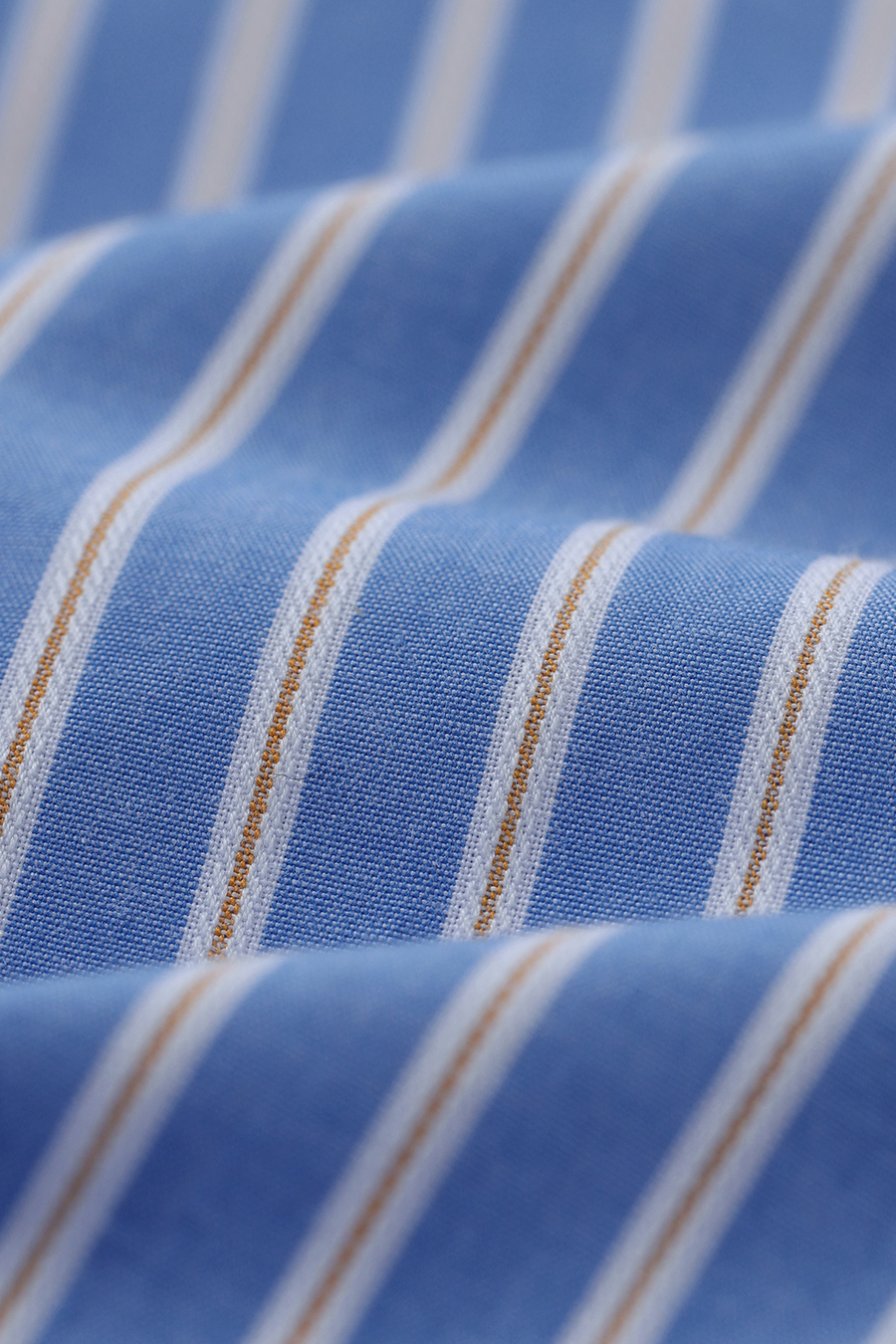 Printed Embroidered Striped Shirt