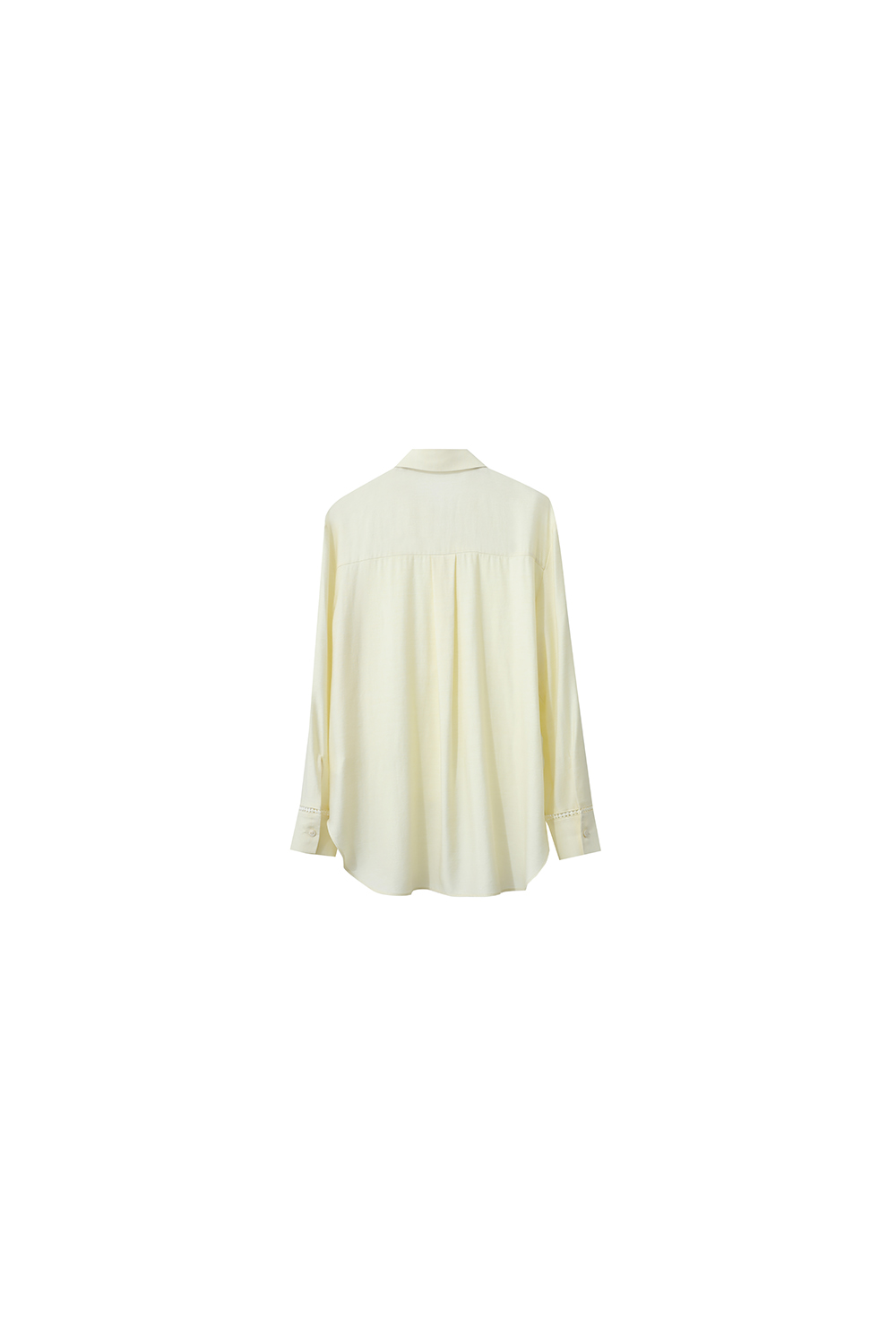 Contrast Button Loose Shirt