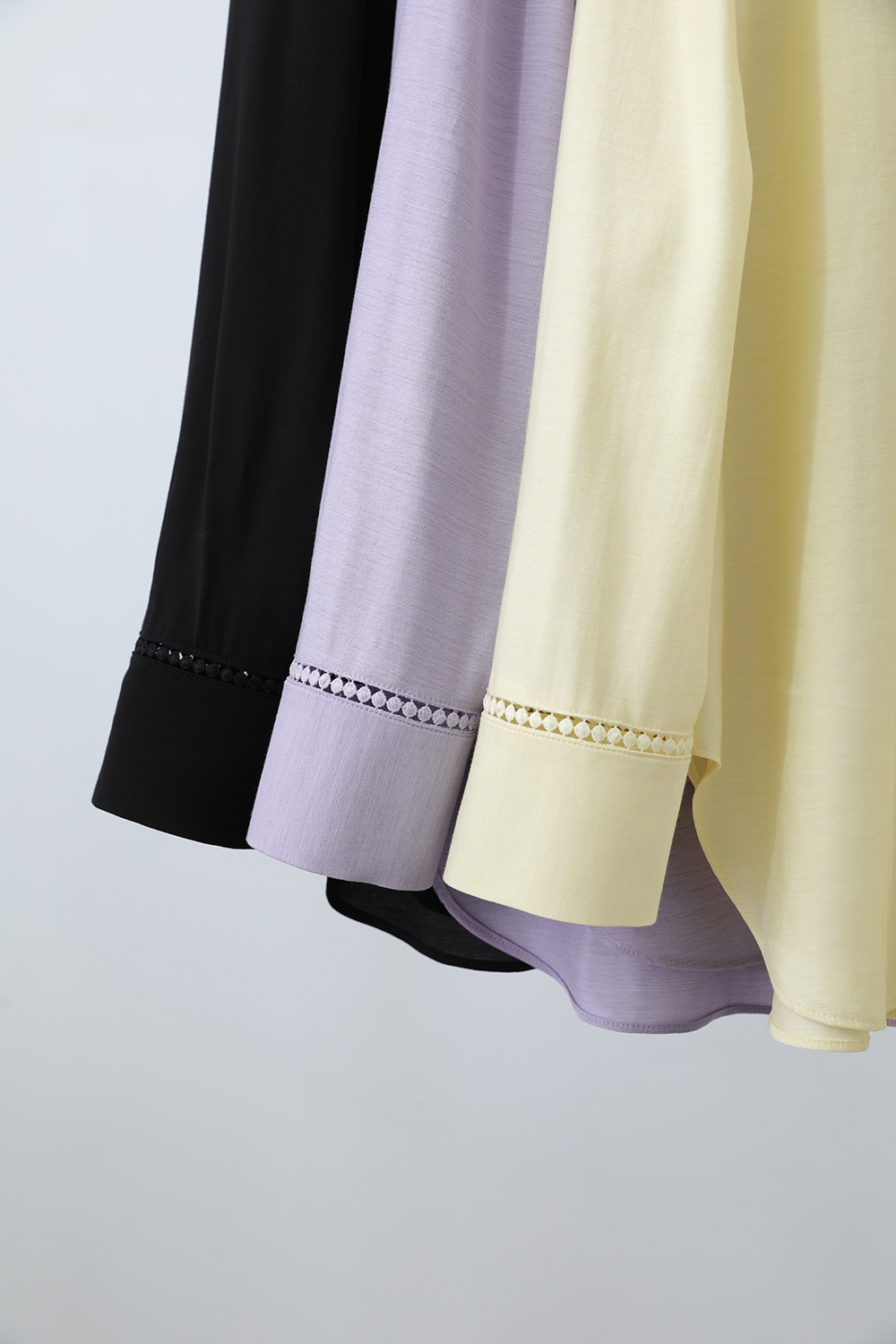 Contrast Button Loose Shirt