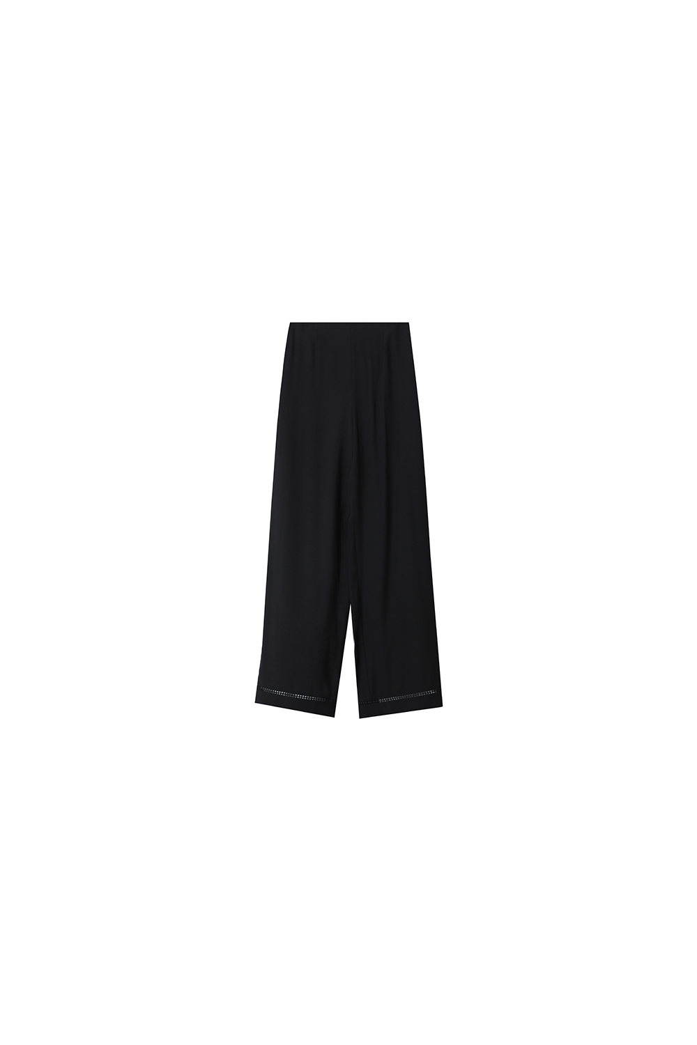 Lace Spliced Casual Pants
