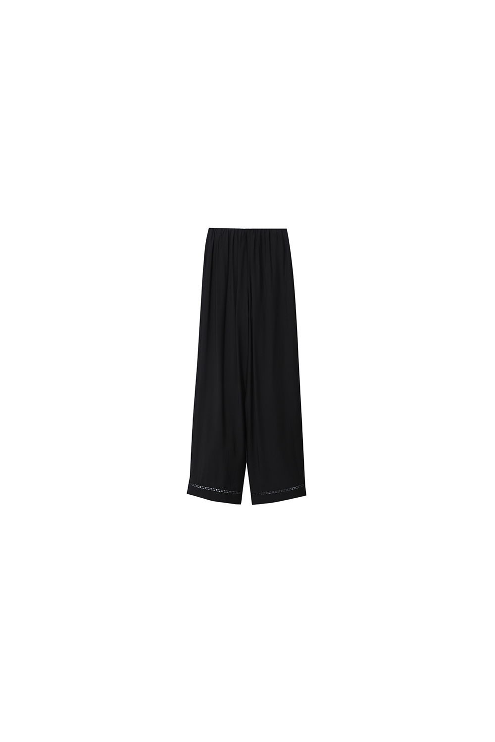 Lace Spliced Casual Pants