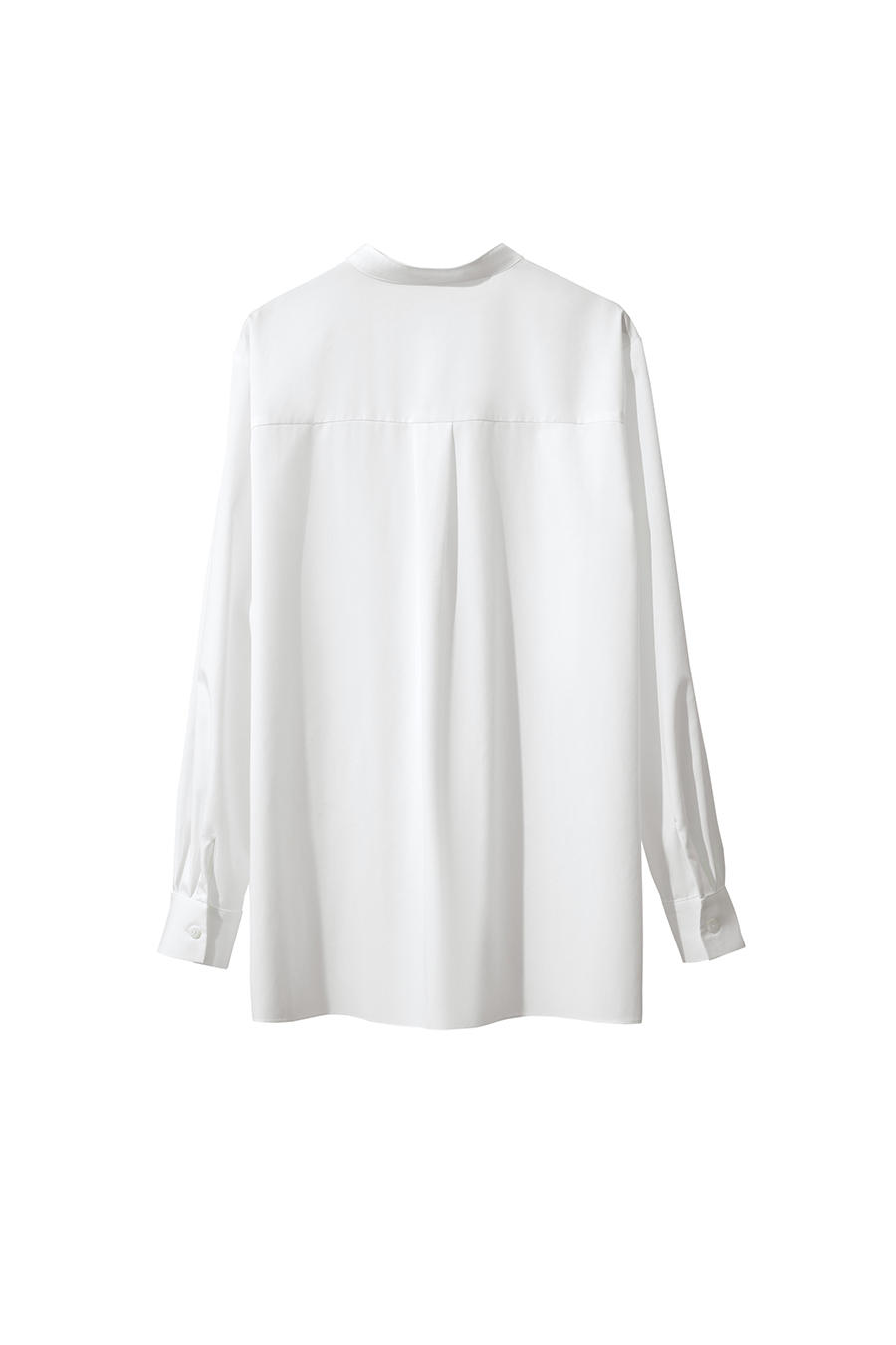 Beaded Ribbon Stand Collar Shirt|AMII-AMII.com