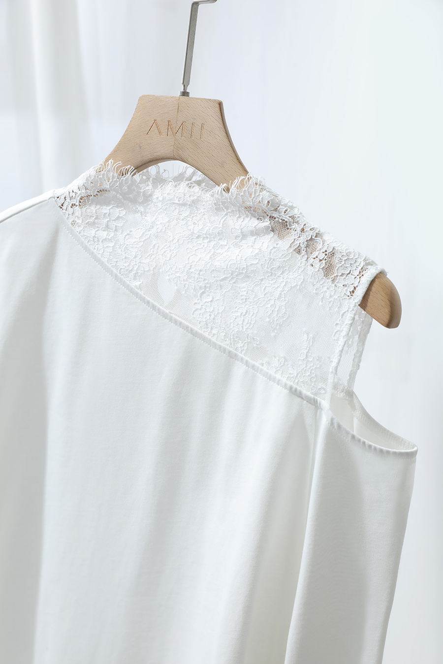 100% Cotton Off-Shoulder T-Shirt