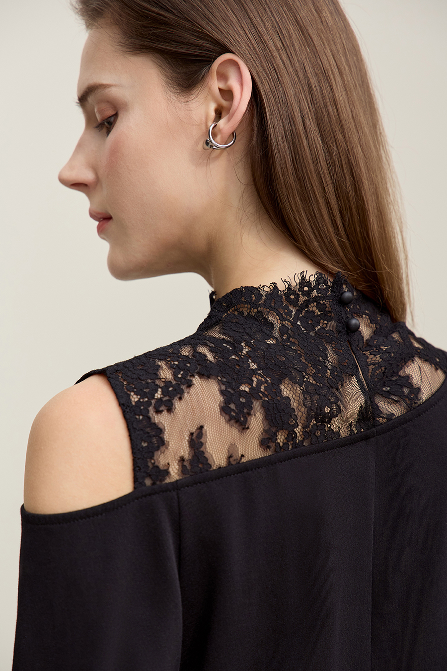 100% Cotton Off-Shoulder T-Shirt