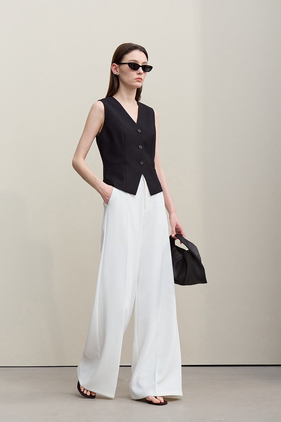 Versatile V-Neck Waist Vest