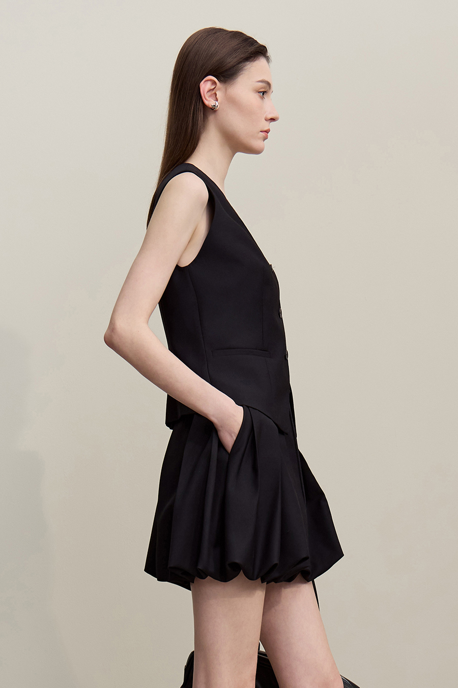 Versatile V-Neck Waist Vest