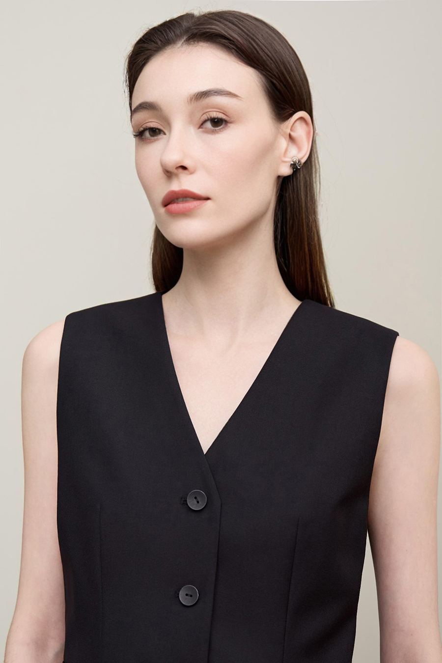 Versatile V-Neck Waist Vest