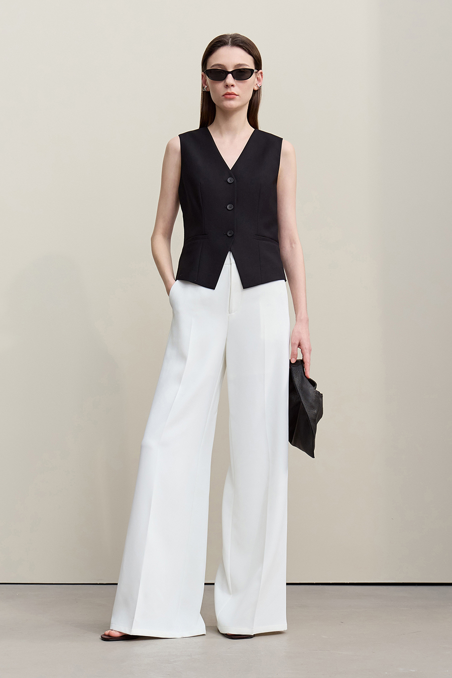 Versatile V-Neck Waist Vest