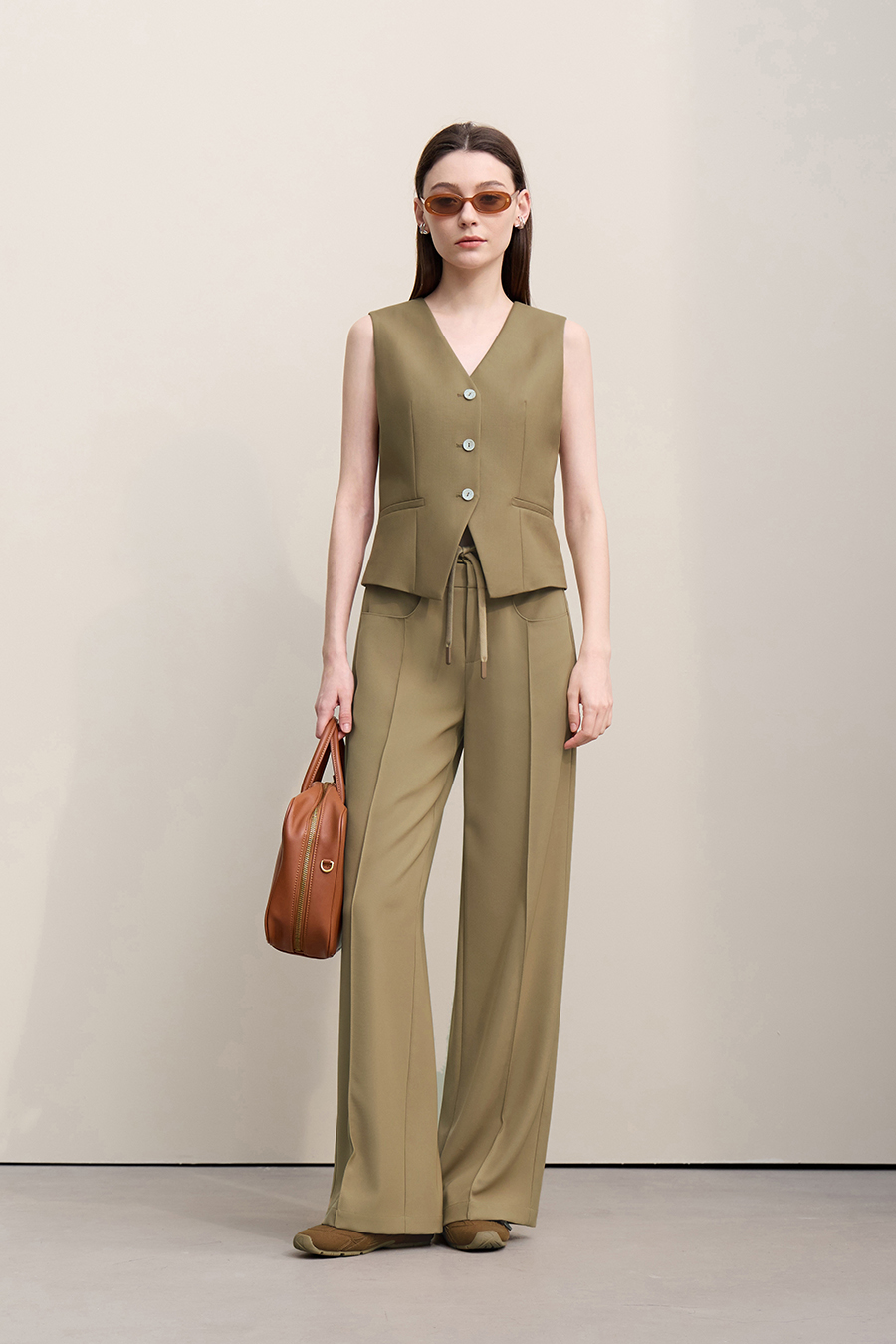 Versatile V-Neck Waist Vest