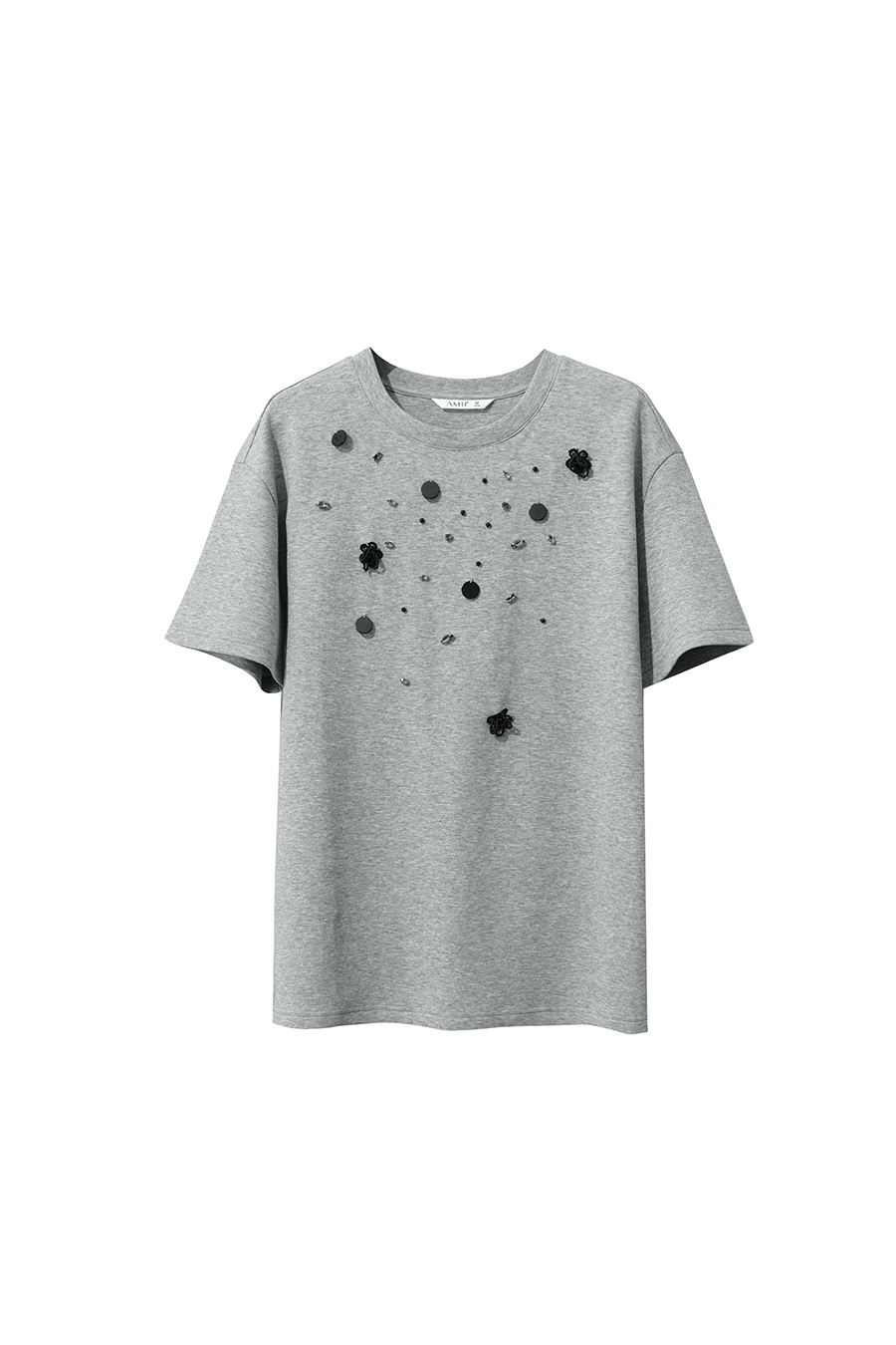 3D Beaded & Rhinestone T-shirt