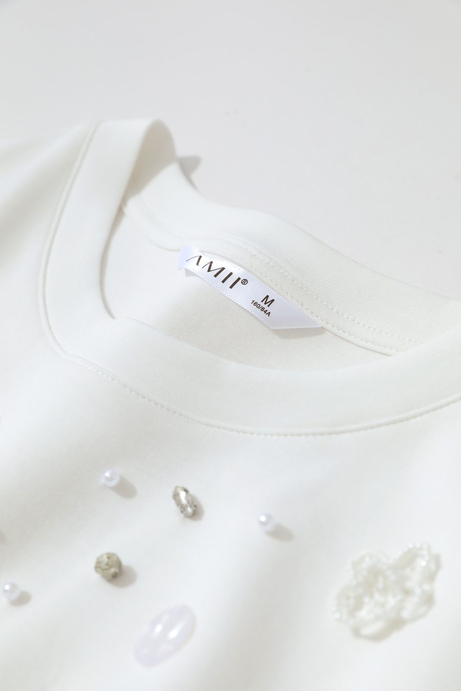 3D Beaded & Rhinestone T-shirt