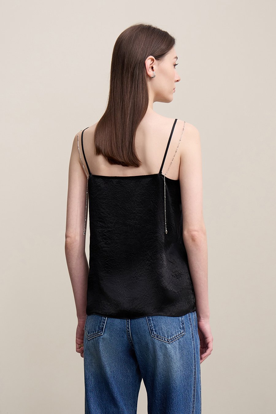 Crinkle Acetate Camisole