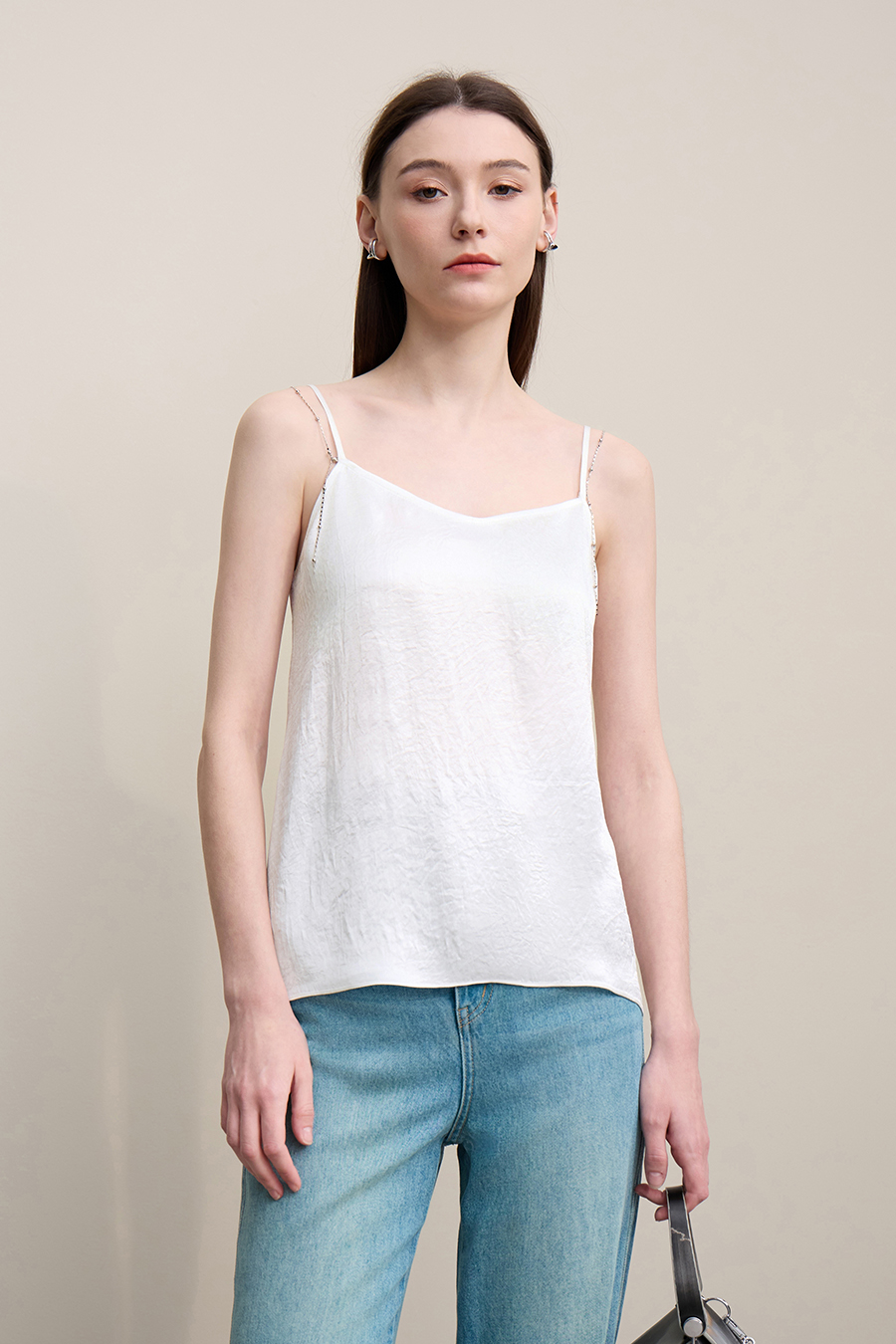 Crinkle Acetate Camisole