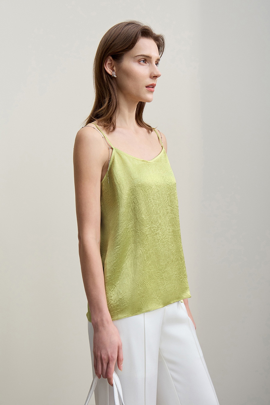 Crinkle Acetate Camisole