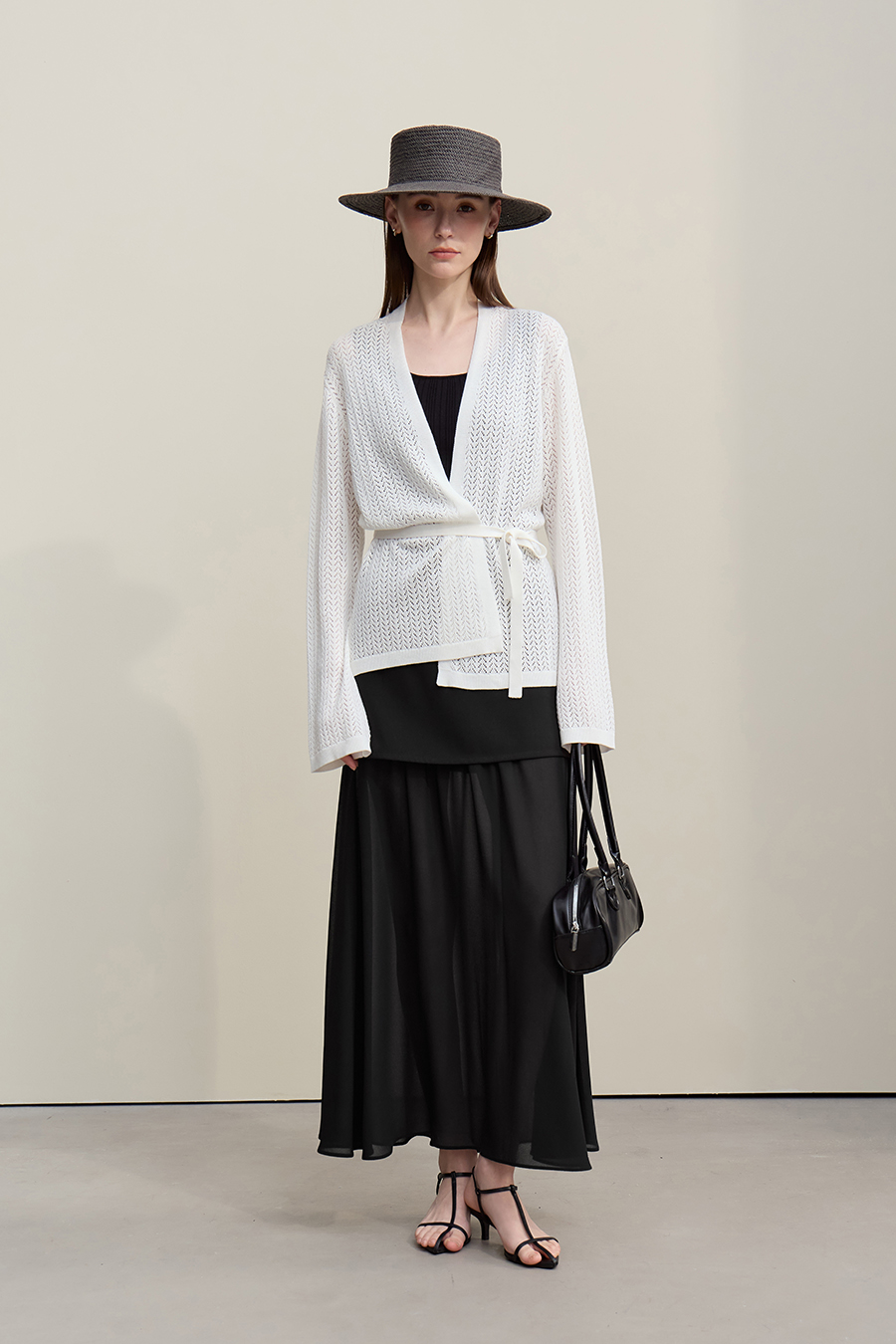 Color Block Patchwork Skirt