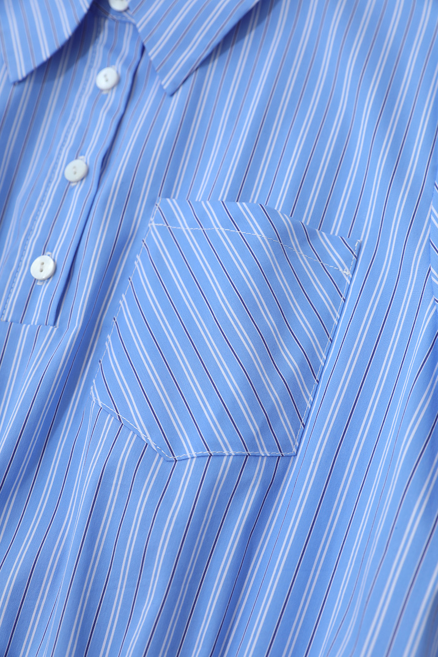 Yarn-dyed Striped Dress