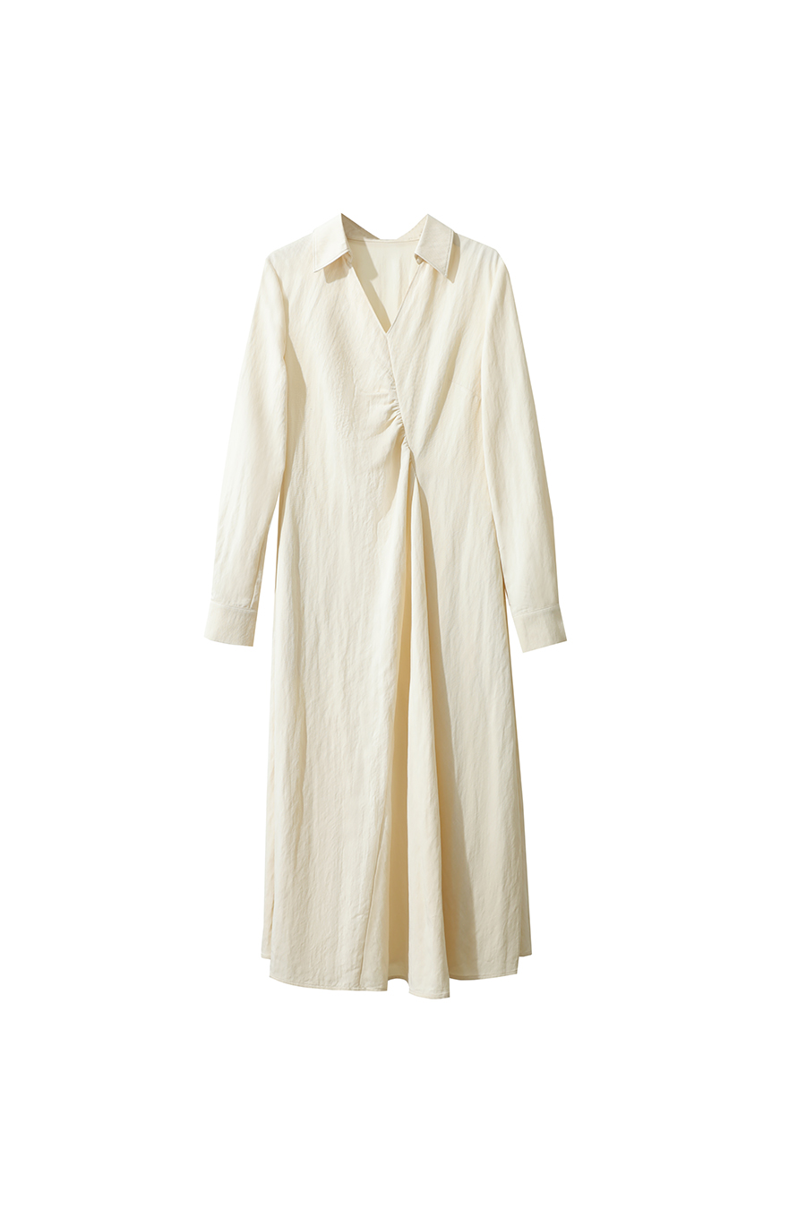 Fitted gathered dress|AMII