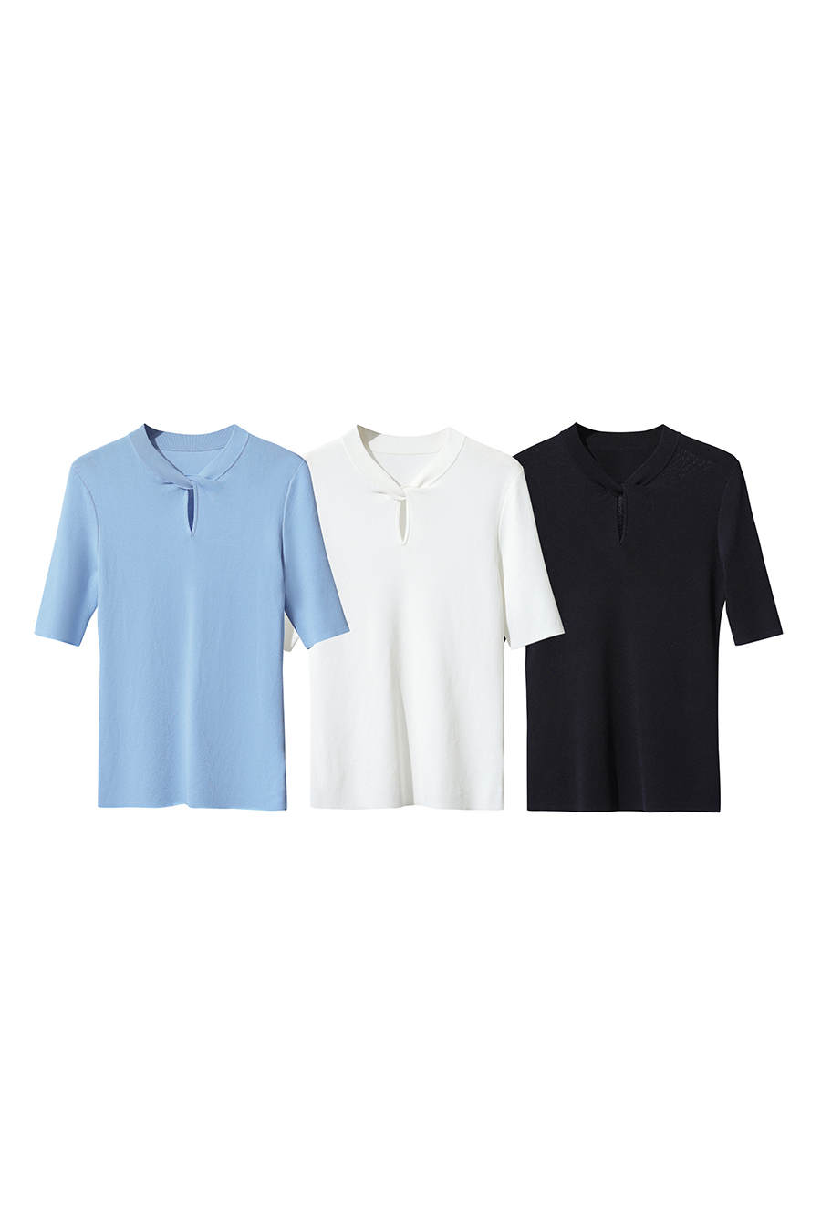 Twist Knot Hollow Knitted Sweater