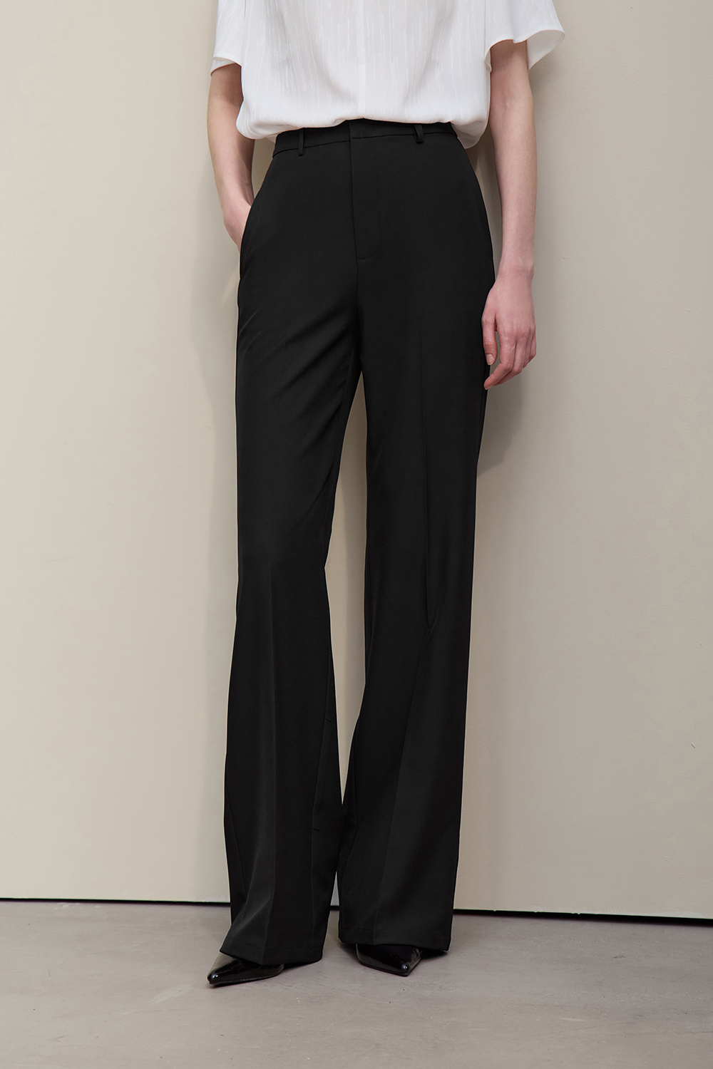 Commute Flared Casual Pants