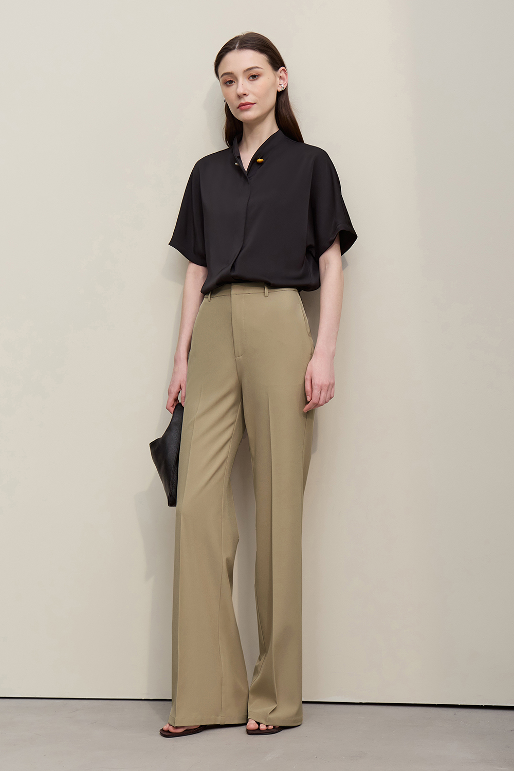 Commute Flared Casual Pants