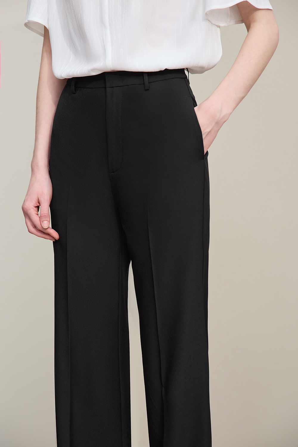 Commute Flared Casual Pants