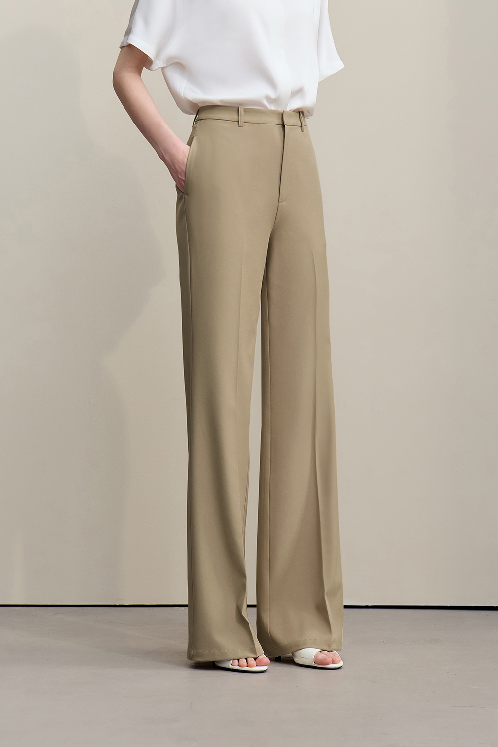 Commute Flared Casual Pants