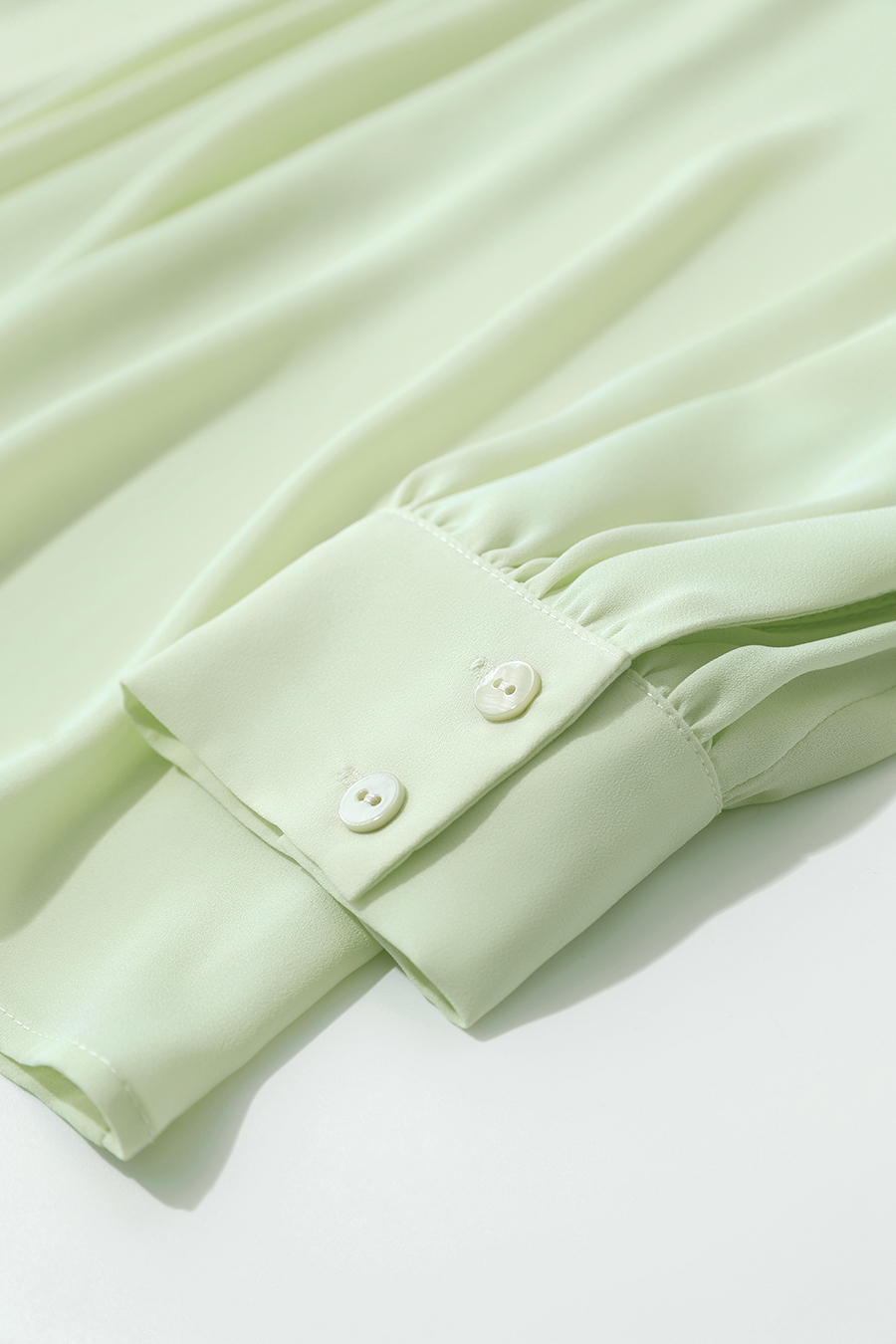 Ruffle Pleated Chiffon Top