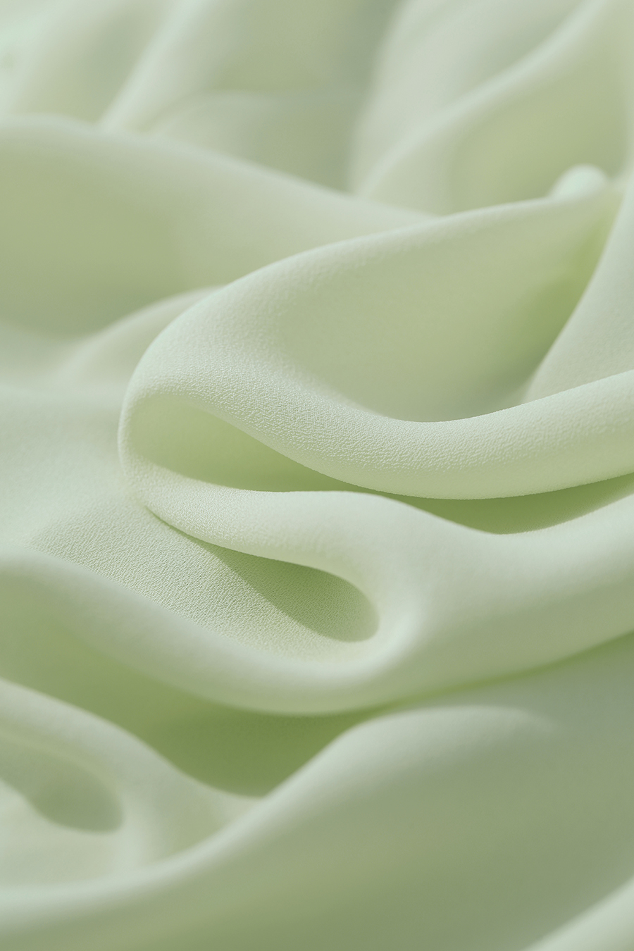 Ruffle Pleated Chiffon Top